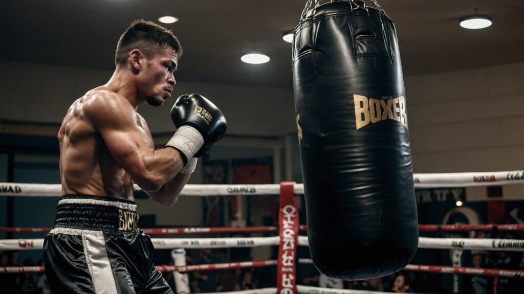 heavy punching bag