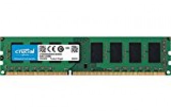 Crucial 4GB Single DDR3L 1600 MT/s (PC3L-12800) Unbuffered UDIMM Memory CT51264BD160B