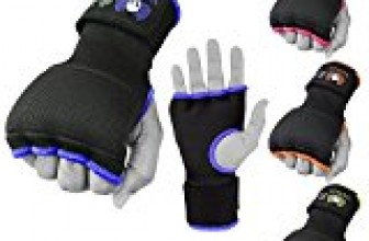 VERUS Boxing Gel Inner Gloves MMA Muay Thai Martial Arts Training Hand Wraps UFC (Blue, Small)