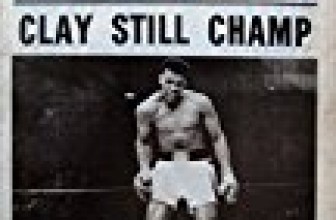 Muhammad Ali Cassius Clay beats Sonny Liston POSTER 14.5 x 21 Boxing News May 1965 cover repro (sent FROM USA in PVC pipe)