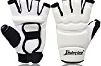 Xinluying Women Men Kids Kickboxing Taekwondo Fight Boxing Punch Bag Sparring Gear MMA UFC Muay Thi Leather Gloves Mitts XS