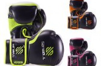 Sanabul Essential Gel Boxing Kickboxing Gloves (Black/Green, 14 oz)