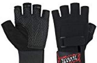 Workout Gym Gloves, Light Microfiber & Anti-Slip Silica Gel Grip Glove for Weight Lifting, Training, Fitness, Exercise Men & Women. (Black, XL (Fits 8.5-9.0Inches))