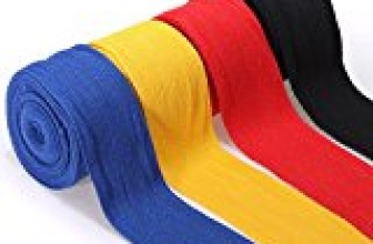 2PCS 2.5M Cotton Boxing Handwraps Bandages Punching Hand Wraps (Random) by DOM
