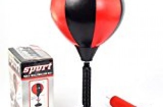 Desktop Punching Boxing Ball Bag , Heavy Duty Suction Stress Relief Freestanding Reflex Bag Kit for Kids Adults Home Office