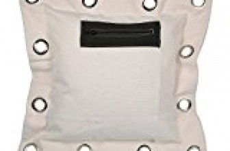 HYFAN Canvas Wall Bag for Wing Chun Kung Fu Boxing Training Punch Bag Striking Sand Bag ( White )