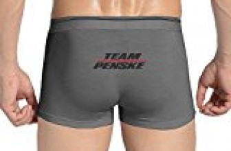 Men’s Team Penske Professional Racing Team Boxer Brief Classical Underwear Ash M