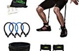 FIGROL Vertical Bounce Trainer Leg Resistance Bands Set-Leg Strength Muscle Workout – for Basketball Football Taekwondo Yoga Boxing Explosive Power Training
