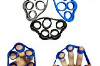 Airisland Finger Stretcher Hand Resistance Bands Hand Extensor Exerciser Finger Grip Strengthener Strength Trainer Gripper set for Arthritis Carpal Tunnel Exercise Guitar and Rock Climbing 3pcs