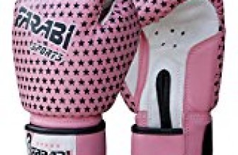 Kids boxing gloves, junior mitts, junior mma kickboxing Sparring gloves 4Oz pink stars